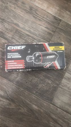 Chief Professional 1/4” Air straight Die grinder