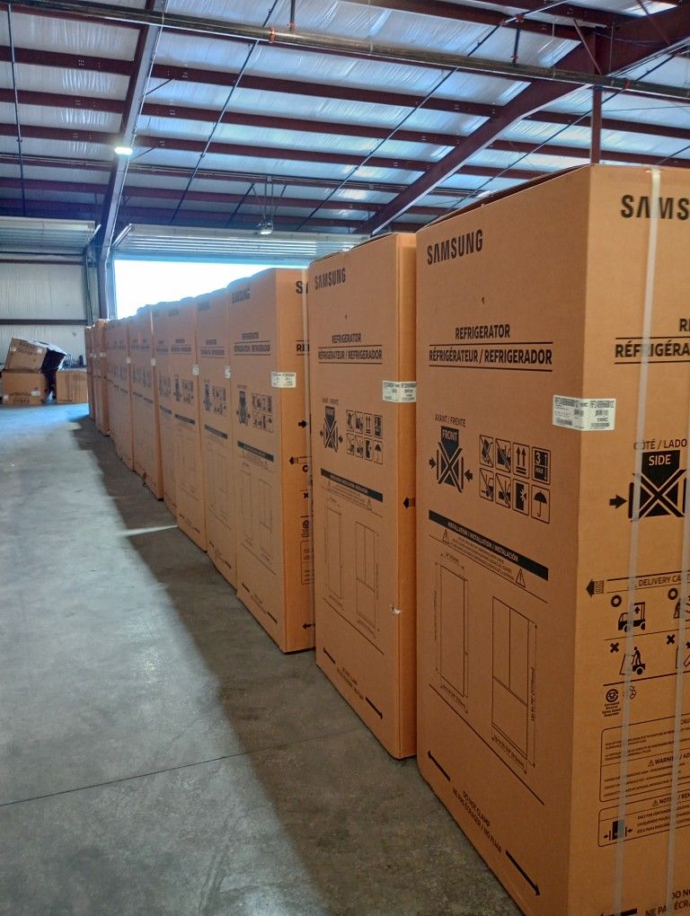 SAMSUNG Brand New scratch & dent program french door refrigerators All brand new! 40 to 60% off MSRP