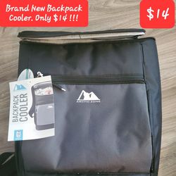 $14🌐Backpack 18 Can Cooler Capacity Black Microban by Artic Zone. Brand New. Only $14 !!!