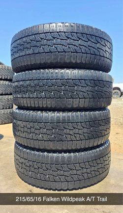 215/65/R16 Falken wildpeak A/T Trail
