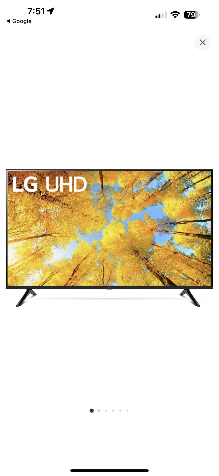 55” LG UHD 4K Smart TV