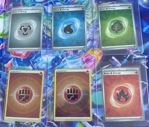 Holo Basic Energy Pokémon Card Lot…
