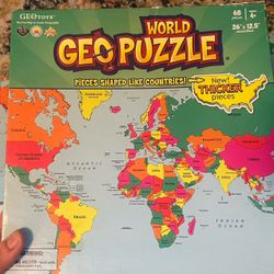 Geo Toys Geography Map Puzzle 