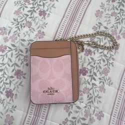 Pink Coach Wallet