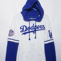 LOS ANGELES DODGERS '47 PULLOVER HOODIE MENS SIZE MEDIUM 