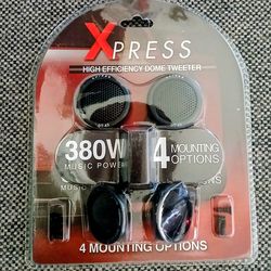 Xpress Audio Dome Tweeters 380 Watts Brand New