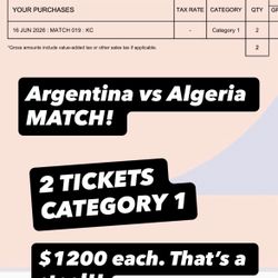 FIFA World Cup Tickets