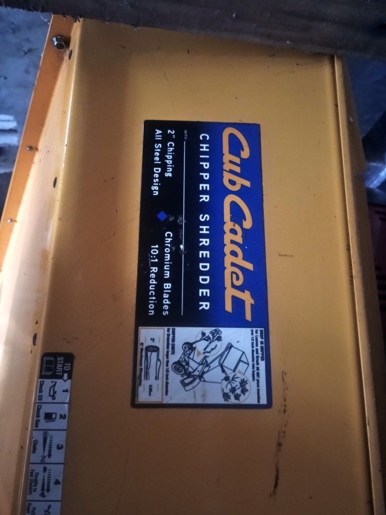 Cub Cadet Wood Chipper