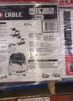 Portable cable air compressor we'd 3 Air guns