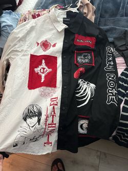 Death Note patch split long sleeve