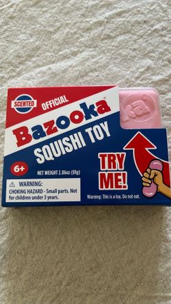 Squishy stretchy toy Bazooka gum Scented