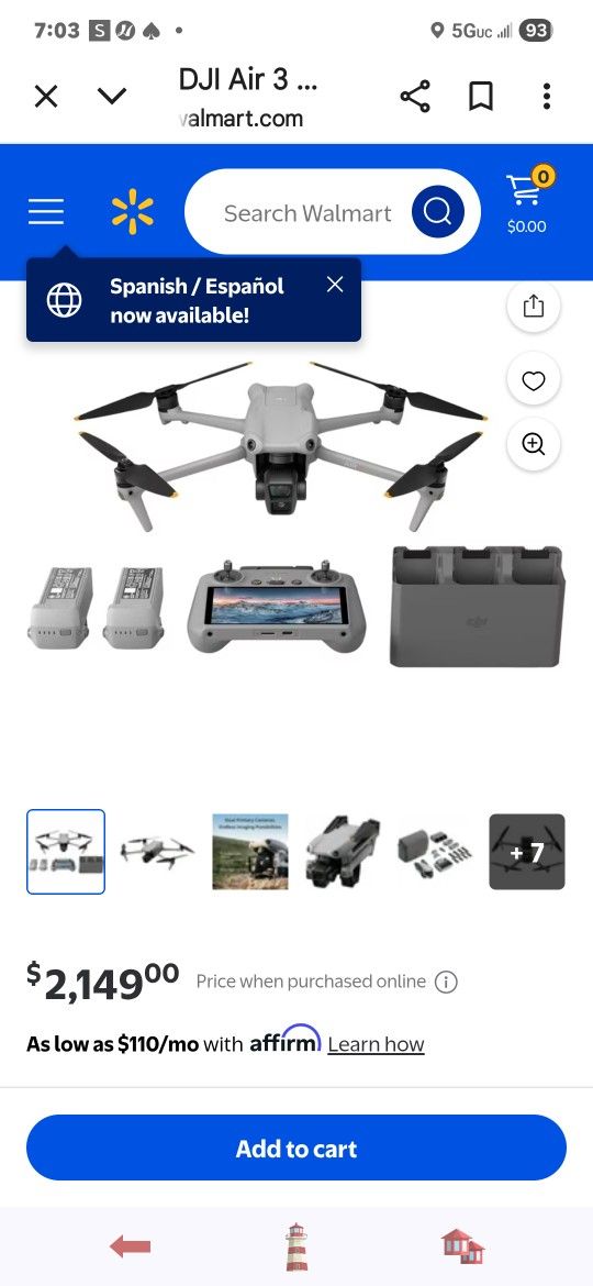 DJI AIR 3 DRONE