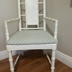 FAUX BAMBOO ARMCHAIRS