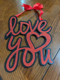 Love you Sign From Hobby Hobby 