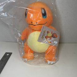 Authentic Sealed 9In Pokémon Charmander plush!  