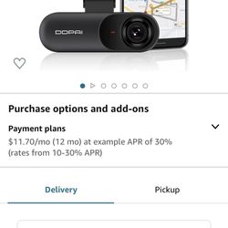 DDPAI Dash Cam Car Camera with 1600P Front +1080P Rear Built-in WiFi & GPS, 2K Dual Dash Camera for Cars with Night Vision,Parking Monitor, Support 12