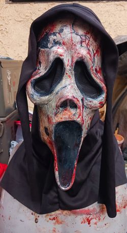 Aged Ghostface Halloween Mask