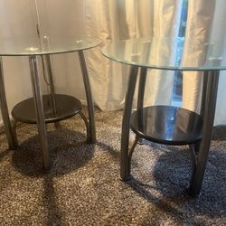 Glass Side Tables