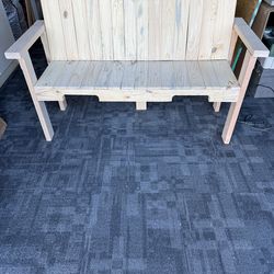 Wooden pallet 4’ bench