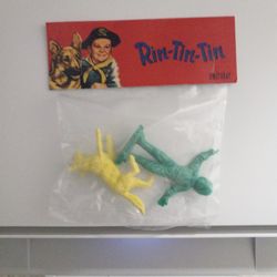 Vintage Emirober Rin-Tin-Tin Figurines NIB