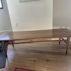 1964 Lane Acclaim Vintage Rectangular Walnut Coffee Table