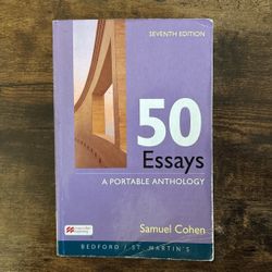 50 Essays: A Portable Anthology 7th Edition