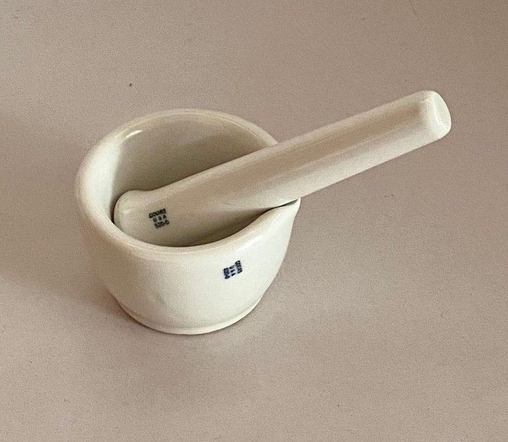 Coors Vintage Mortar AMd Pestle Ceramic
