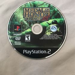 Medal Of Honor Rising Sun Playstation 2