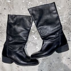 Almost New! Worn 2x - Ladies Naturalizer Black Genuine Leather Boots 9M