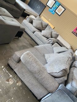 fabric sofa & loveseat