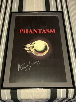 Angus Scrimm Signed Phantasm Poster