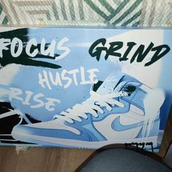 Oliver Art Nike Sneaker Framed Art