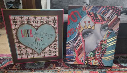 Canvas wall art