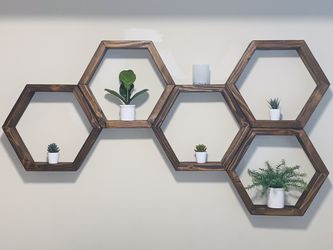 Honeycomb Hexagon Custom Wall Shelf