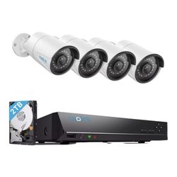 5MP PoE  Brand New Security Camera System Surveillance Video Reolink RLK8-410B4-5MP + EXTRA CAMERA FOR FREE
