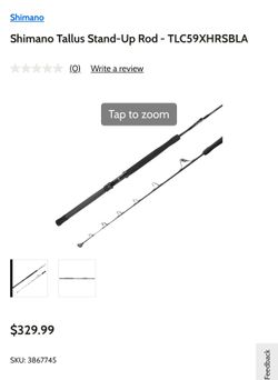 Shimano Tallus Stand-Up Rod - TLC59XHRSBLA