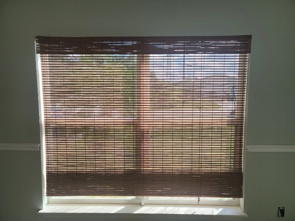 Bamboo blinds