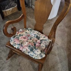 Wooden Nursery Rocking Chair