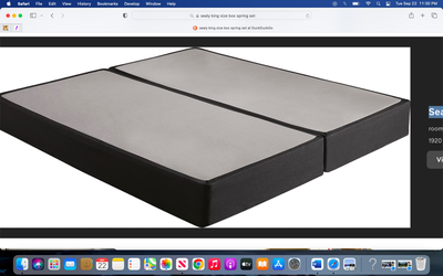 Sealy King Size Box Spring Set    $150