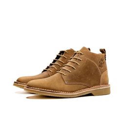 Veldskoen Tayla Jane Oatmeal Chukka Boots (Natural Sole) Size 5 NWT