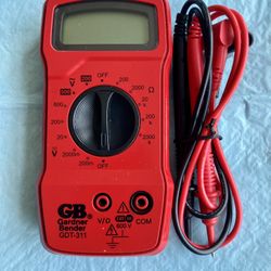 Gardner Bender GDT-311 Digital Multimeter 3 Function 11Range Tester AC/DC  Voltage &Resistance New
