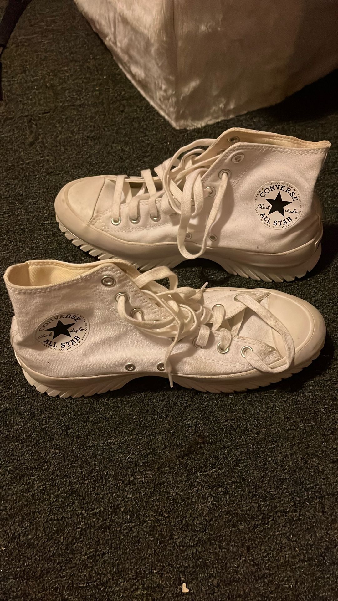 white platform converse shoes!