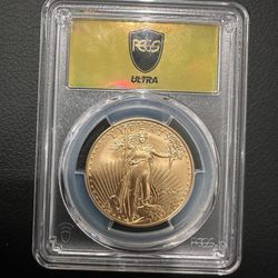 2021-W PCGS SP70 Burnished Gold  Eagle- Type 2 Ultra Break Gold Label Offer!