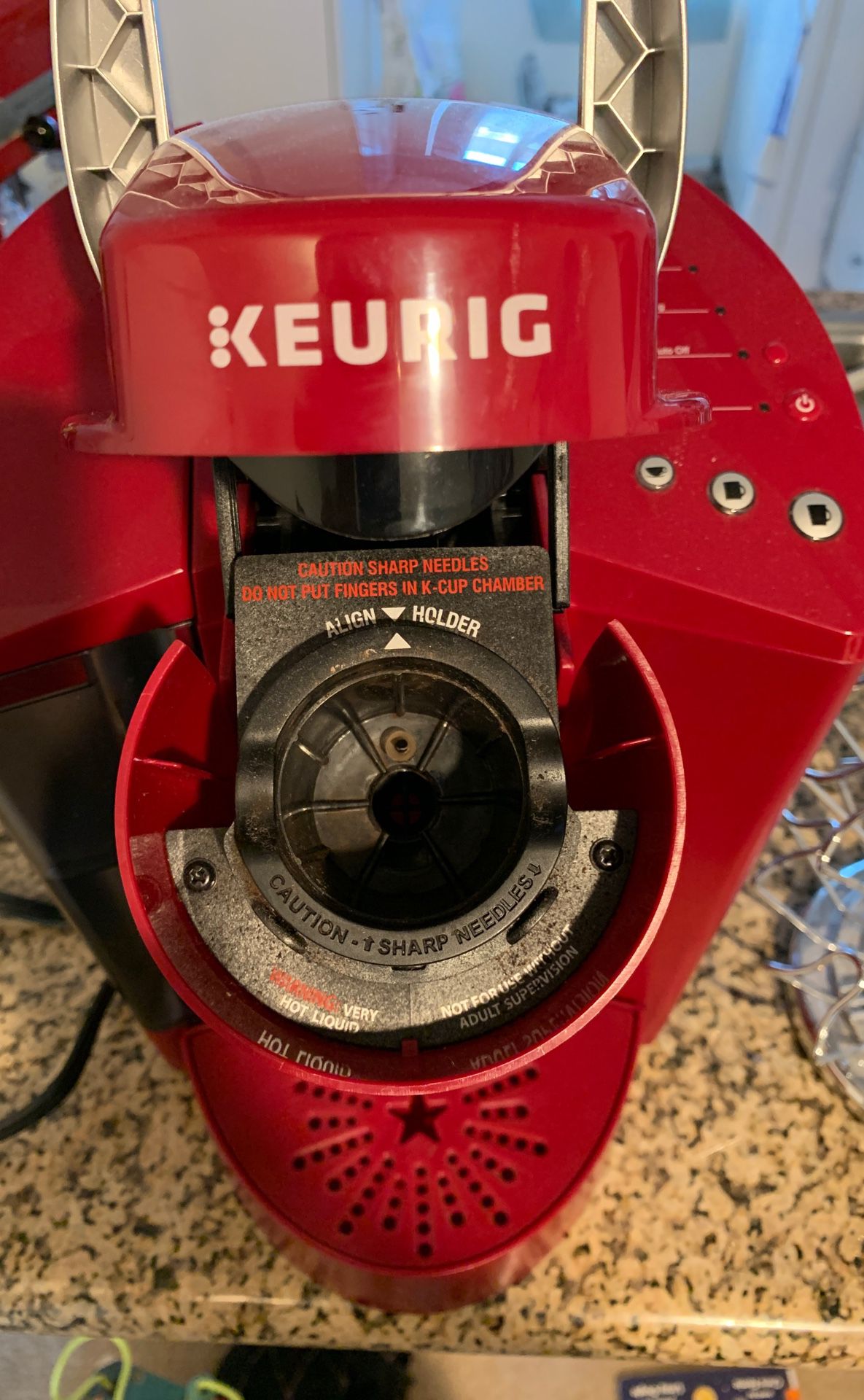 Keurig K-55 Coffee maker and Keurig Pod Carousel 24 pod holder
