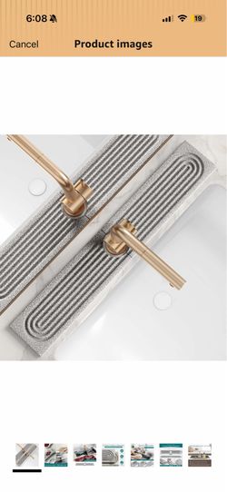 Stone Kitchen Sink Faucet Mat