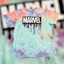 Marvel Tye dye medium cotton shirt NWOT