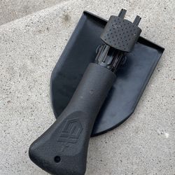 Folding Compact Survival Shovel With Storage Bag CAMP HIKE HUNT -NEW