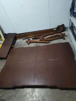 Big dark brown table