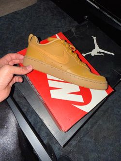 Nike court borough low 2 color Wheat Wheat Gum Light Brown
