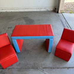 Toddler Table/Couch Convertible with Storage